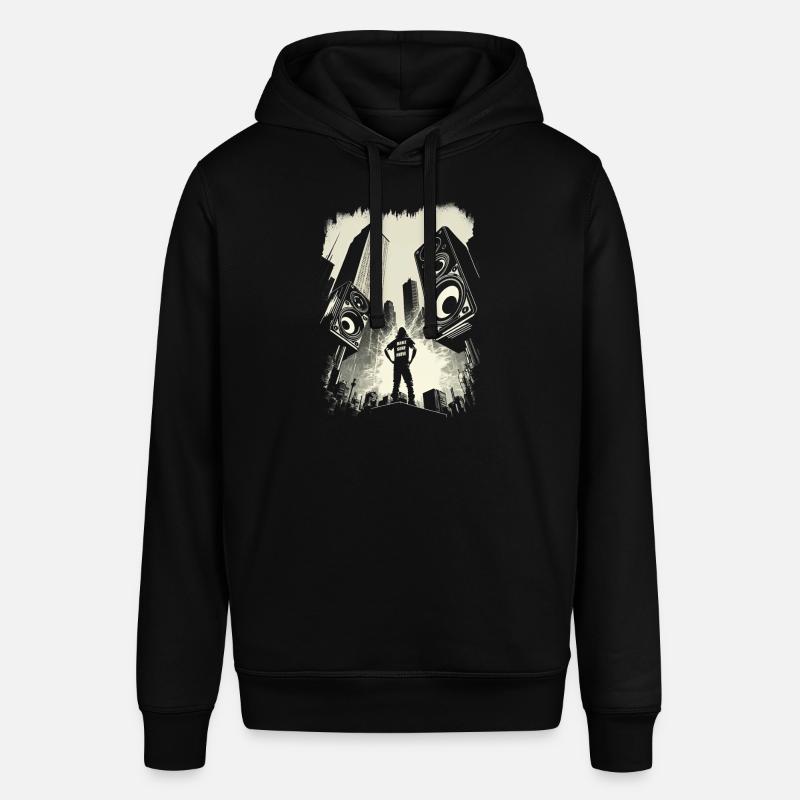 Faites du bruit! - Sweat à capuche SOUNDER Stanley/Stella Unisexe - noir