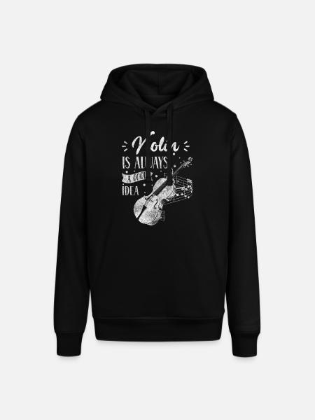 Violin Concert String Instrument Student - Stanley/Stella SOUNDER Unisex Hoodie - black