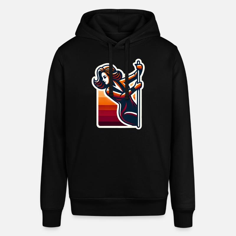 Drôle Stripper Silhouette Design - Sweat à capuche SOUNDER Stanley/Stella Unisexe - noir