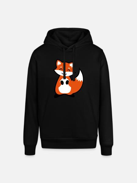 Cute fox animal child - Stanley/Stella SOUNDER Unisex Hoodie - black