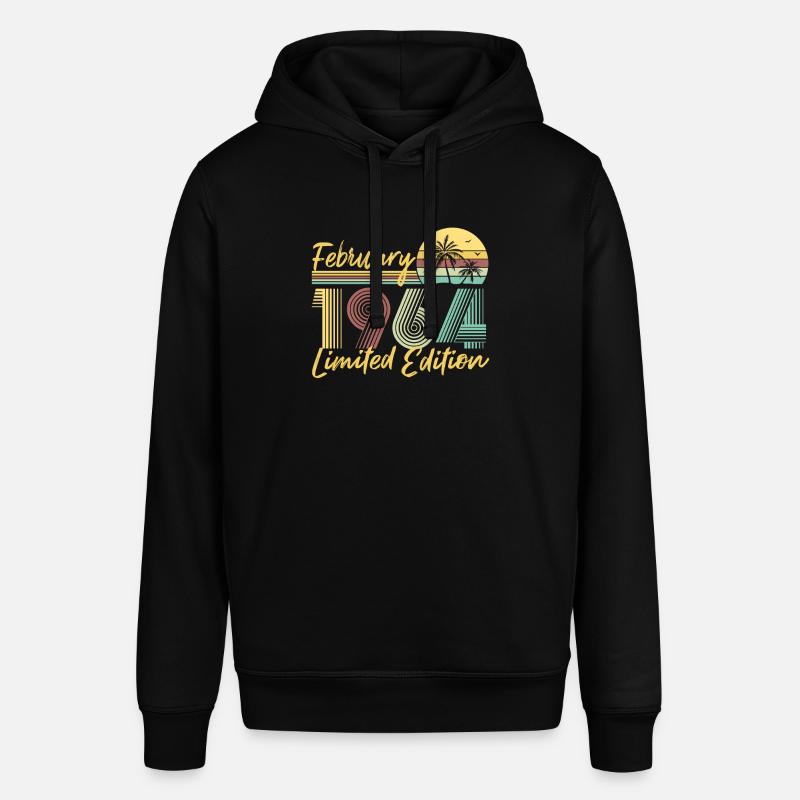 Février 1964 Édition limitée - Sweat à capuche SOUNDER Stanley/Stella Unisexe - noir