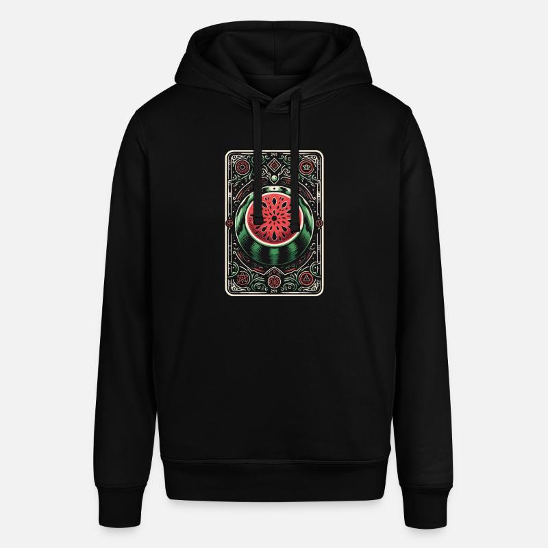 Été drôle de pastèque - Sweat à capuche SOUNDER Stanley/Stella Unisexe - noir