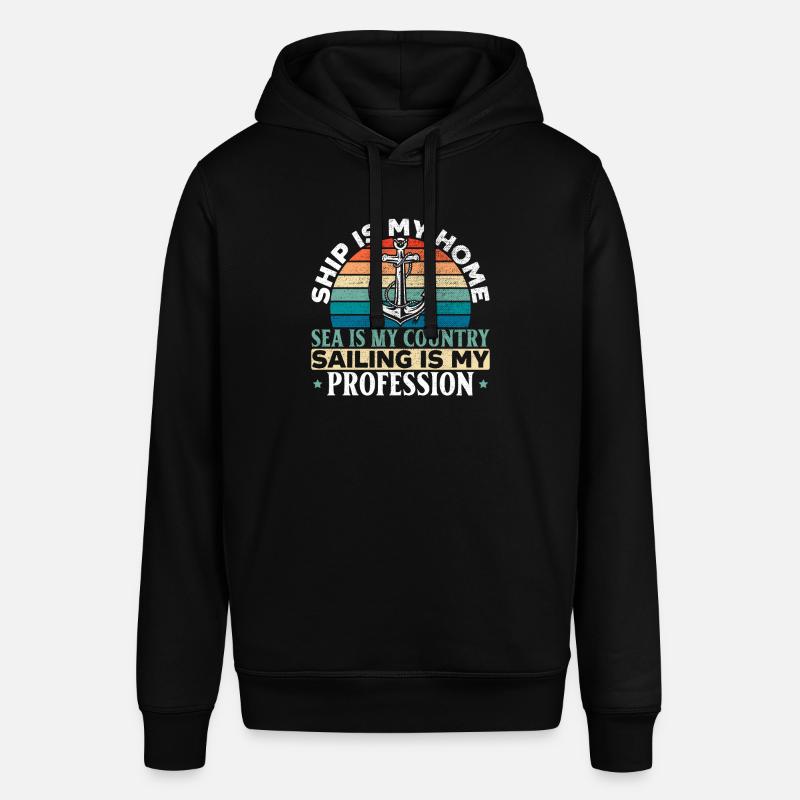 Seemann Schiffsberuf Seemann Seesegeln - Stanley/Stella Unisex Hoodie SOUNDER - Schwarz
