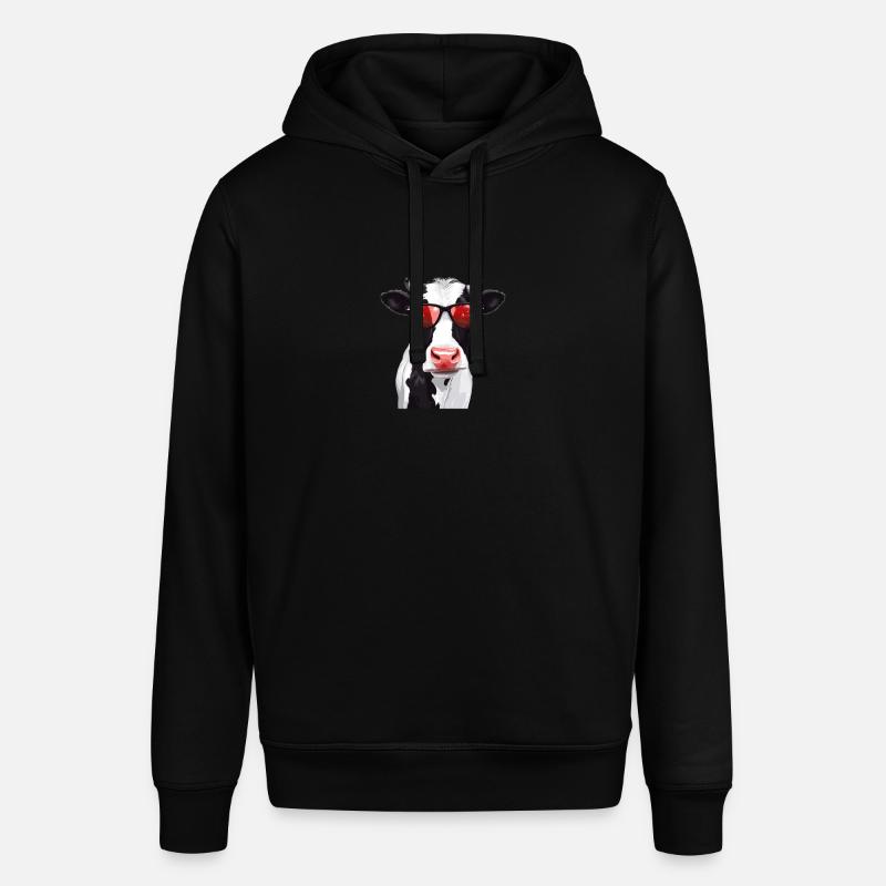 Conception de vaches comiques - Sweat à capuche SOUNDER Stanley/Stella Unisexe - noir