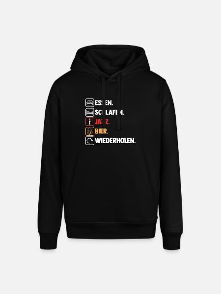 Jazz Bier Tänzer - Stanley/Stella Unisex Hoodie SOUNDER - Schwarz