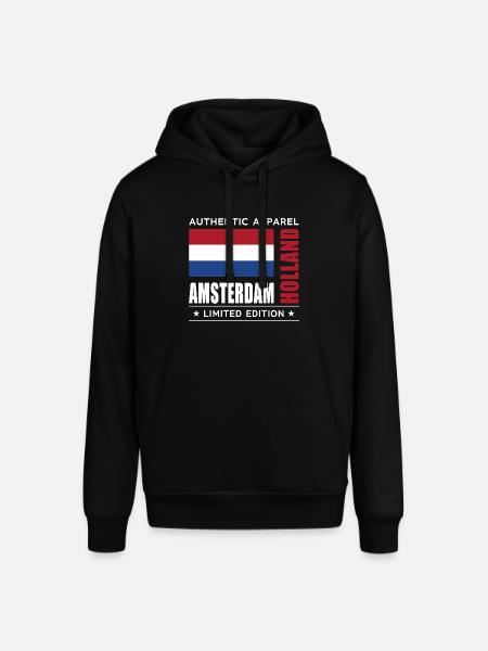 Amsterdam - Stanley/Stella SOUNDER Unisex Hoodie - black