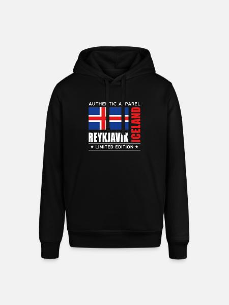 Reykjavik - Stanley/Stella Unisex Hoodie SOUNDER - Schwarz