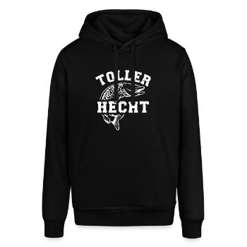 Hecht - Stanley/Stella Unisex Hoodie SOUNDER - Schwarz - Vorne - Alina (178cm) & Michal (187cm)