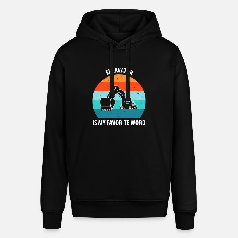 Bagger Baggerfahrer Baggerwagen - Stanley/Stella Unisex Hoodie SOUNDER - Schwarz