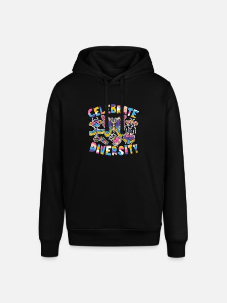 Celebrate Diversity - Stanley/Stella Unisex Hoodie SOUNDER - Schwarz