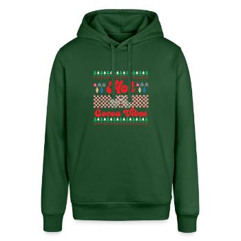 Heißer Kakao Vibes Süße Heiße Schokolade Hässliche Weihnachten - Stanley/Stella Unisex Hoodie SOUNDER - Flaschengrün - Vorne - Alina (178cm) & Michal (187cm)