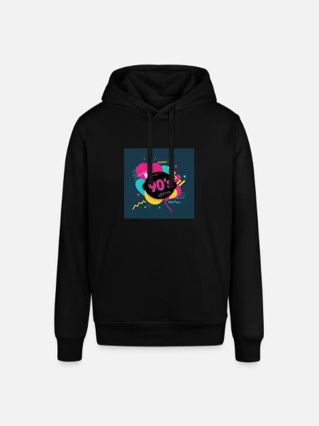 90s vibes - Stanley/Stella SOUNDER Unisex Hoodie - black