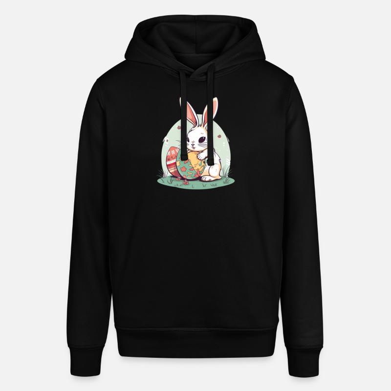 Lapin de Pâques - Sweat à capuche SOUNDER Stanley/Stella Unisexe - noir
