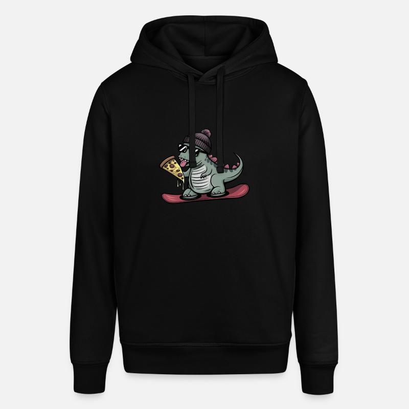 Dino Trex Dinosaur Snowboard Snowboarder - Sweat à capuche SOUNDER Stanley/Stella Unisexe - noir