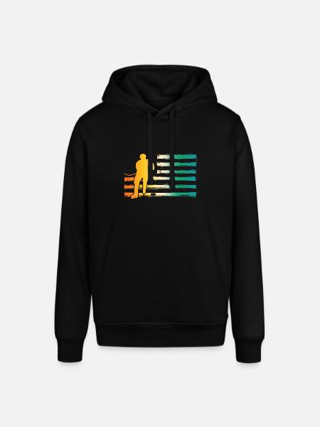 Eishockeyspieler Eishockey - Stanley/Stella Unisex Hoodie SOUNDER - Schwarz