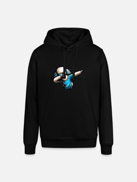 Cool Poodle Dabbing Stylish Design - Stanley/Stella SOUNDER Unisex Hoodie - black