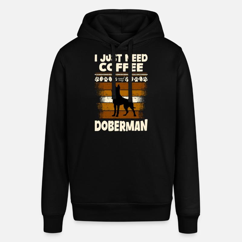 Café Doberman - Sweat à capuche SOUNDER Stanley/Stella Unisexe - noir