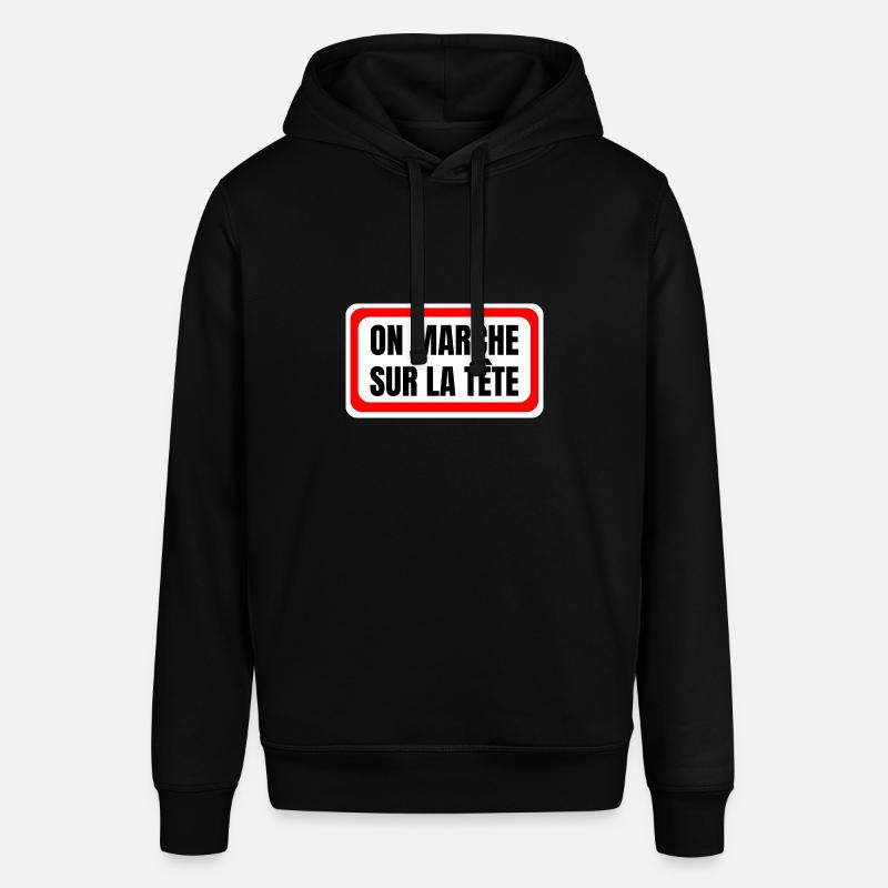 on marche sur la tête - Sweat à capuche SOUNDER Stanley/Stella Unisexe - noir