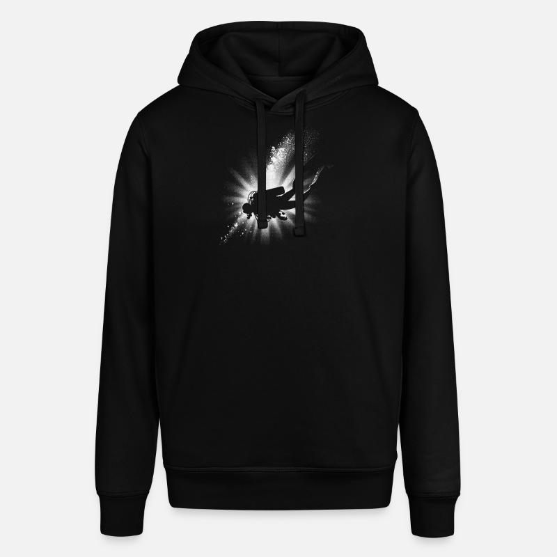 Plongée Light Beam Silhouette Design - Sweat à capuche SOUNDER Stanley/Stella Unisexe - noir
