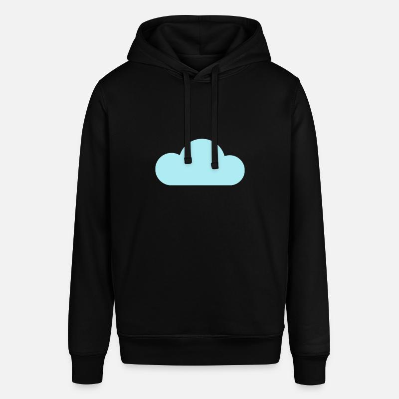 Nuages design bleu comme Skype - Sweat à capuche SOUNDER Stanley/Stella Unisexe - noir