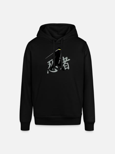 ninja kanji (A, 3c) - Stanley/Stella SOUNDER Unisex Hoodie - black