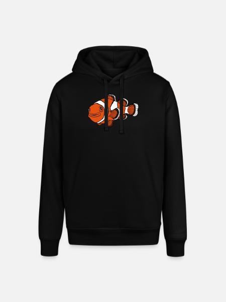 Poisson clown - Sweat à capuche SOUNDER Stanley/Stella Unisexe - noir