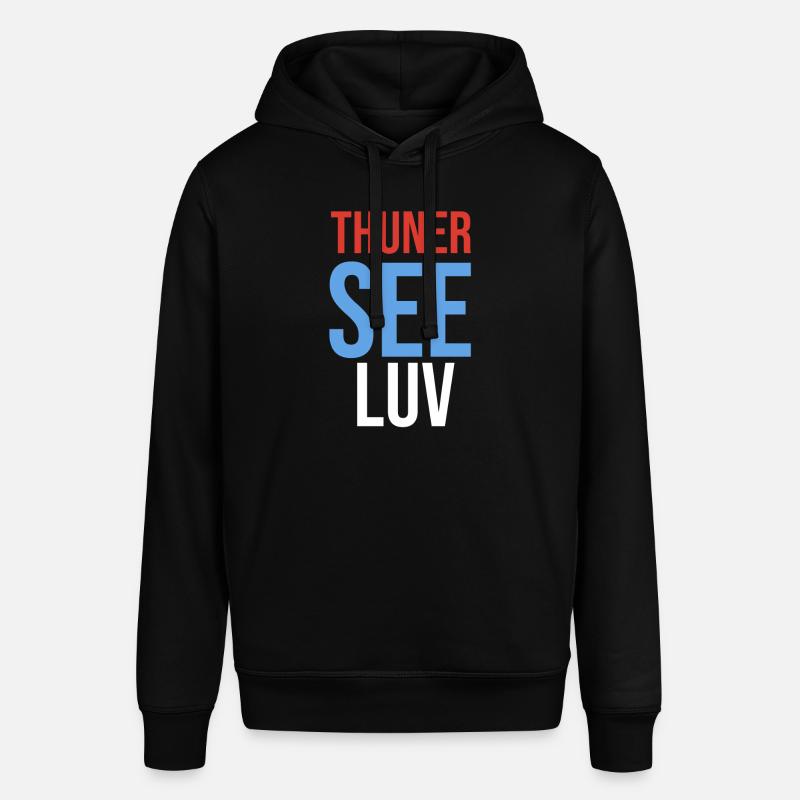 Lac de Thoune Luv - Sweat à capuche SOUNDER Stanley/Stella Unisexe - noir