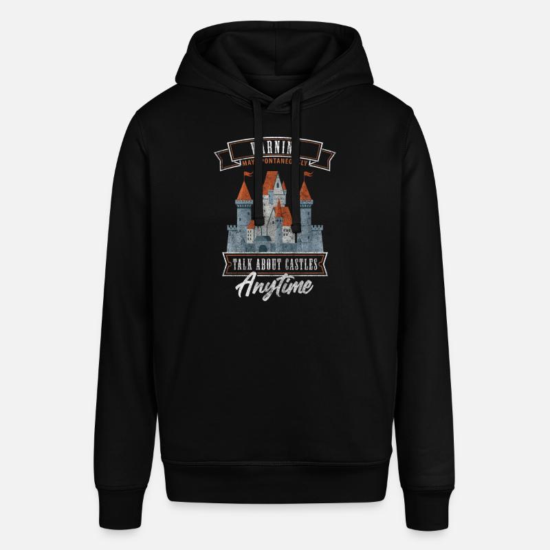 Épée, Château, Royaume, Cheval - Sweat à capuche SOUNDER Stanley/Stella Unisexe - noir