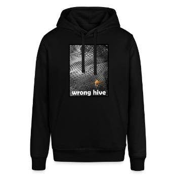 Wrong Hive - Stanley/Stella SOUNDER Unisex Hoodie - black - Front - Alina (178cm) & Michal (187cm)