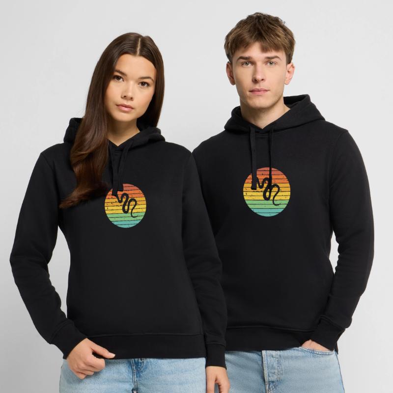 Snake Retro Reptile Python Gift idea Stanley/Stella Unisex Hoodie SOUNDER