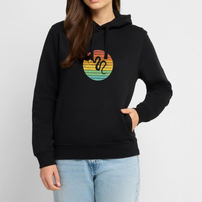 Snake Retro Reptile Python Gift idea Stanley/Stella Unisex Hoodie SOUNDER
