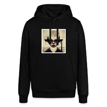 Half-true - Stanley/Stella SOUNDER Unisex Hoodie - black - Front - Alina (178cm) & Michal (187cm)