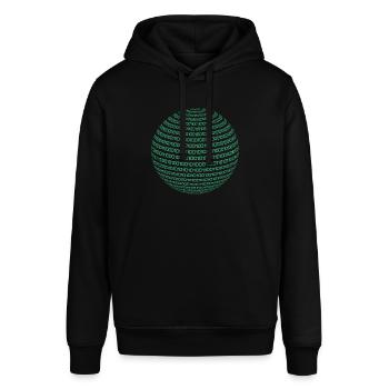 Binary Code Code Computer Science Nerd Student Gift - Stanley/Stella SOUNDER Unisex Hoodie - black - Front - Alina (178cm) & Michal (187cm)
