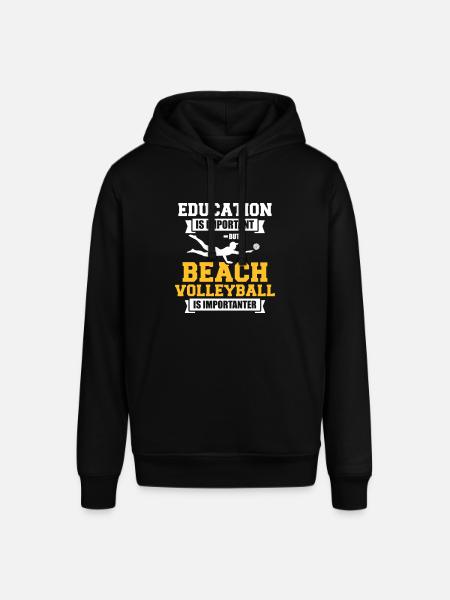 beach volleyball - Stanley/Stella SOUNDER Unisex Hoodie - black