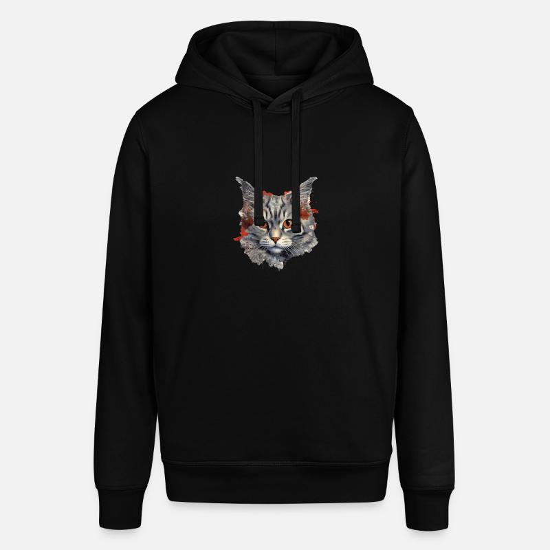 Chat - Sweat à capuche SOUNDER Stanley/Stella Unisexe - noir