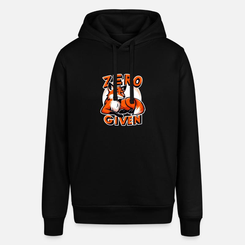 Zéro donné - Illustration de renard - Sweat à capuche SOUNDER Stanley/Stella Unisexe - noir