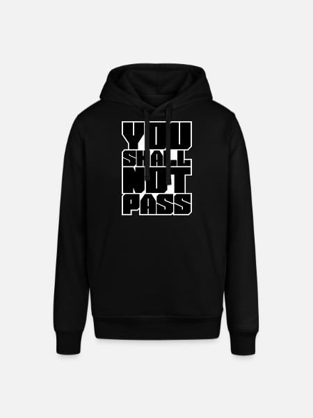 You Shall Not Pass - Sweat à capuche SOUNDER Stanley/Stella Unisexe - noir
