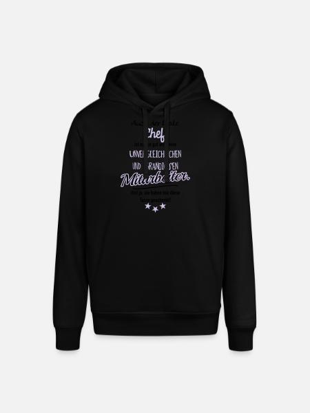 bester Chef grandiose Mitarbeiter - Stanley/Stella Unisex Hoodie SOUNDER - Schwarz
