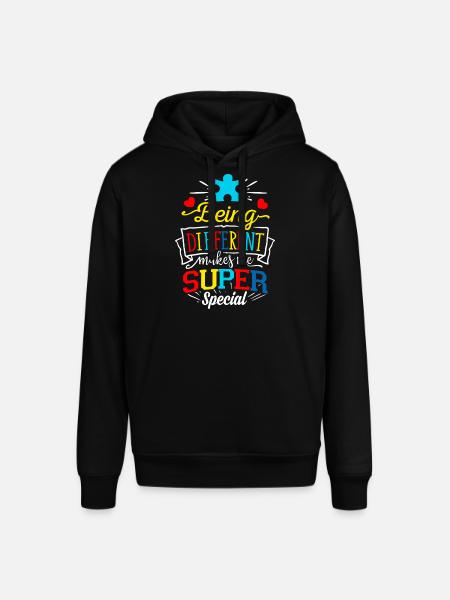 Autism Autist ADHD Autism Asperger Gift - Stanley/Stella SOUNDER Unisex Hoodie - black
