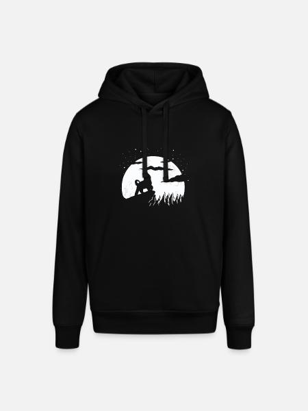 Bernedoodle Dog - Stanley/Stella SOUNDER Unisex Hoodie - black