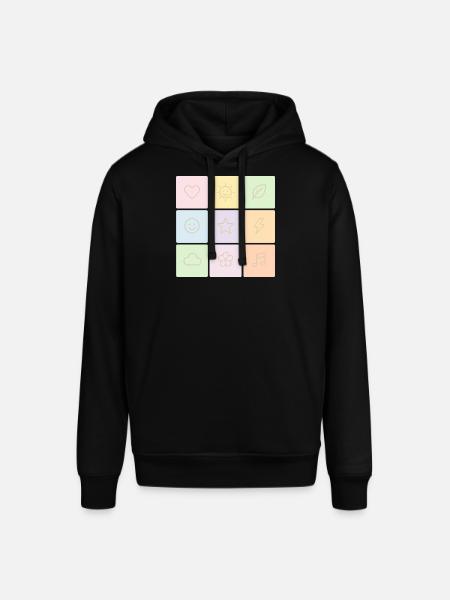 Pastel Bento Vibes - Stanley/Stella SOUNDER Unisex Hoodie - black