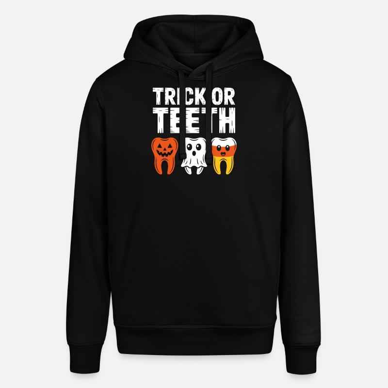 Trick oder Teeth Halloween-Trio - Stanley/Stella Unisex Hoodie SOUNDER - Schwarz