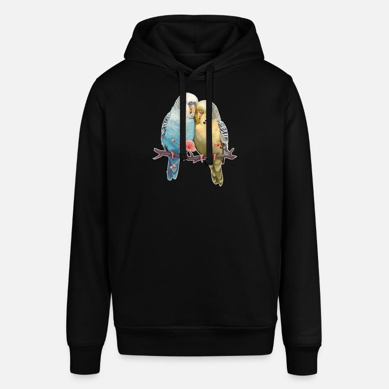Wellensittiche - Stanley/Stella Unisex Hoodie SOUNDER - Schwarz