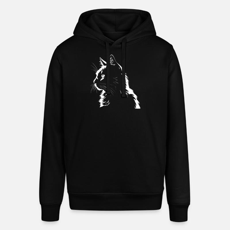 Chat, Motif De Chat - Sweat à capuche SOUNDER Stanley/Stella Unisexe - noir
