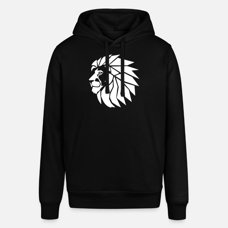 Silhouette de lion majestueux - Sweat à capuche SOUNDER Stanley/Stella Unisexe - noir