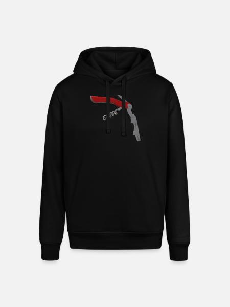 3D Corkscrew - Stanley/Stella SOUNDER Unisex Hoodie - black
