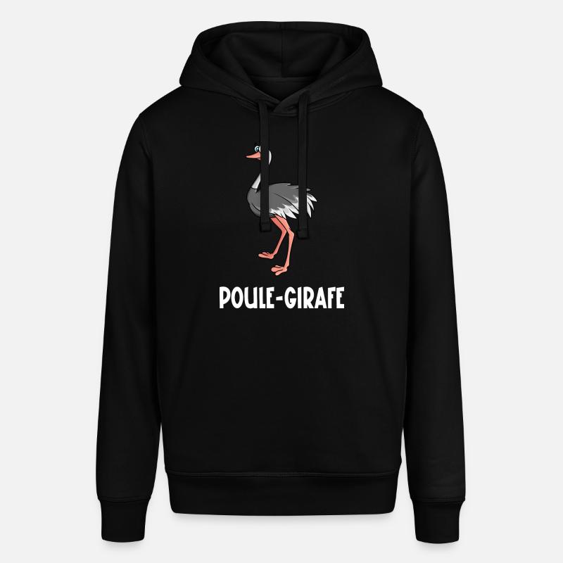 poule-girafe - Sweat à capuche SOUNDER Stanley/Stella Unisexe - noir