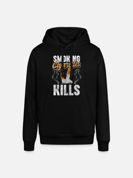 Smokers Smoke Smoking ban Consumption - Stanley/Stella SOUNDER Unisex Hoodie - black