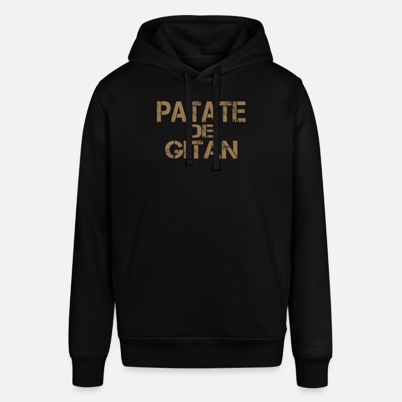 Patate GITAN ocre - Sweat à capuche SOUNDER Stanley/Stella Unisexe - noir