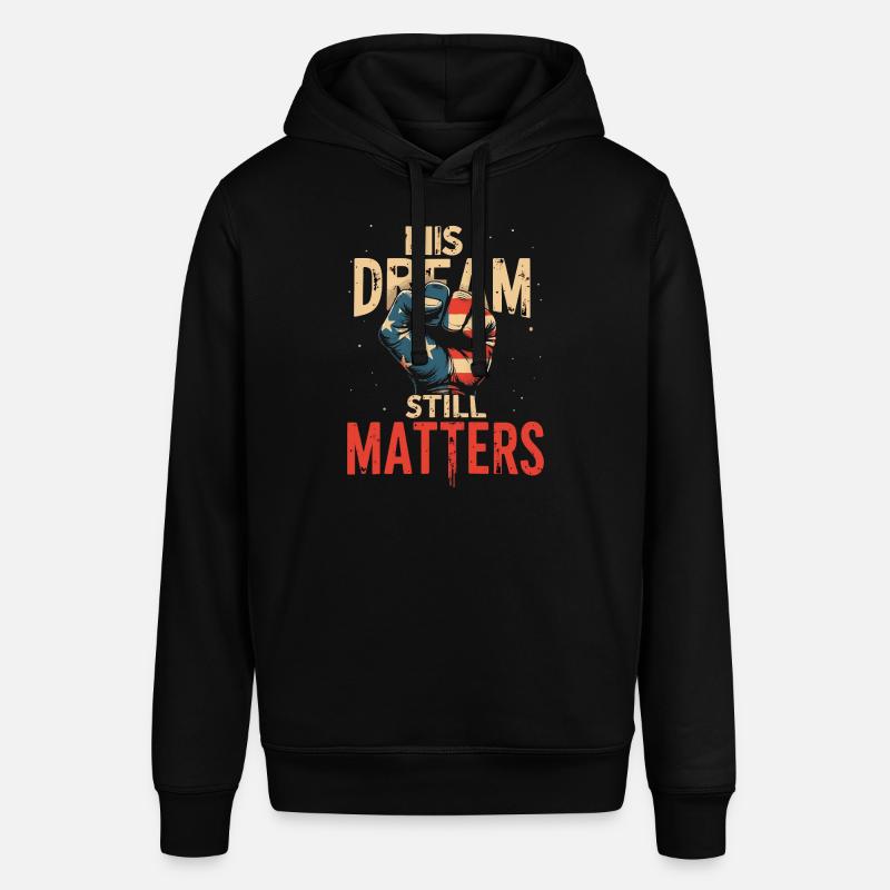 his dream still matters - mlk - Sweat à capuche SOUNDER Stanley/Stella Unisexe - noir